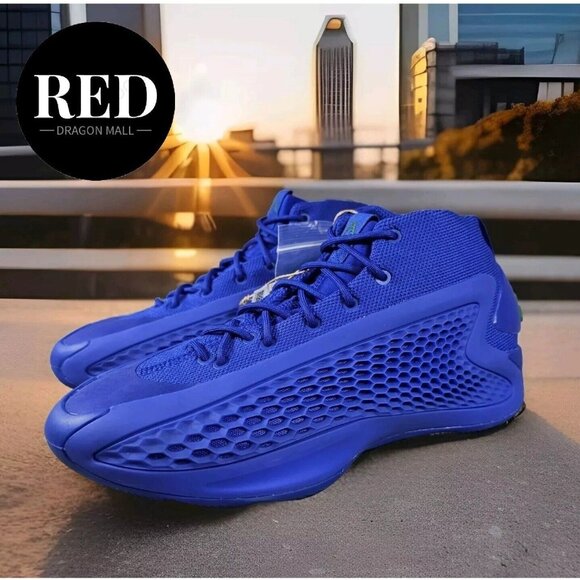 Adidas A.E. 1 Anthony Edwards AE1 Velocity Blue Basketball Shoes IF1864 - Sz 7 - Picture 1 of 16